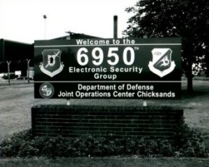 DODJOCC sign at NSA station, Chicksands 