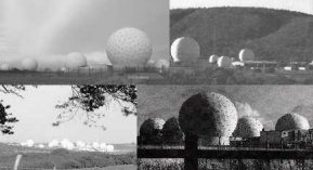 Différentes vues de Menwith Hill